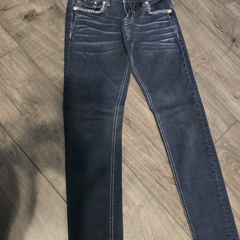 Miss Me Dark Blue Boot Cut Jeans